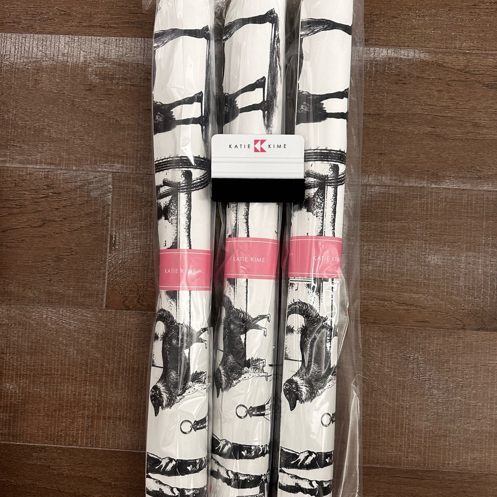Katie Kime Black and White Marfa Wallpaper